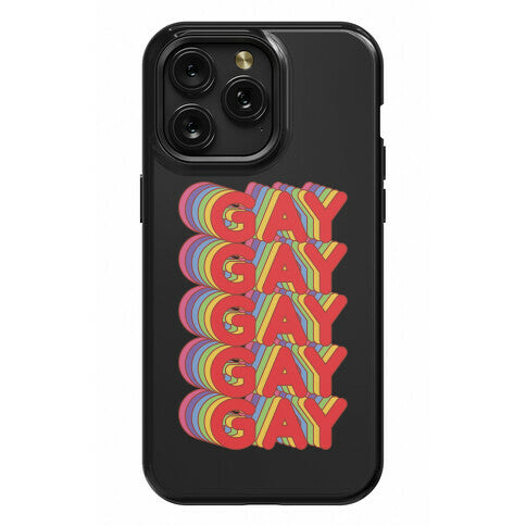 Gay Retro Rainbow Phone Case